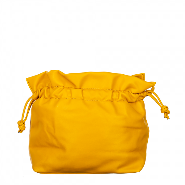 Γυναικεία τσάντα Lolia κίτρινη, 3 - Kalapod.gr